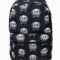 Motorhead Repeat Print Black and White Backpack