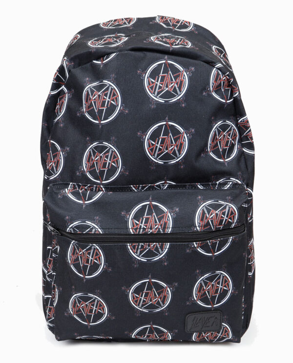 Slayer Repeat Print Black Backpack