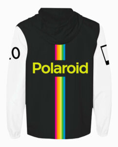 Polaroid Hooded Windbreaker Rear View