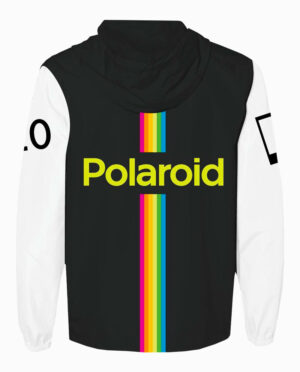 Polaroid Hooded Windbreaker Rear View