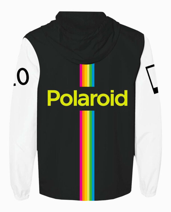 Polaroid Hooded Windbreaker Rear View