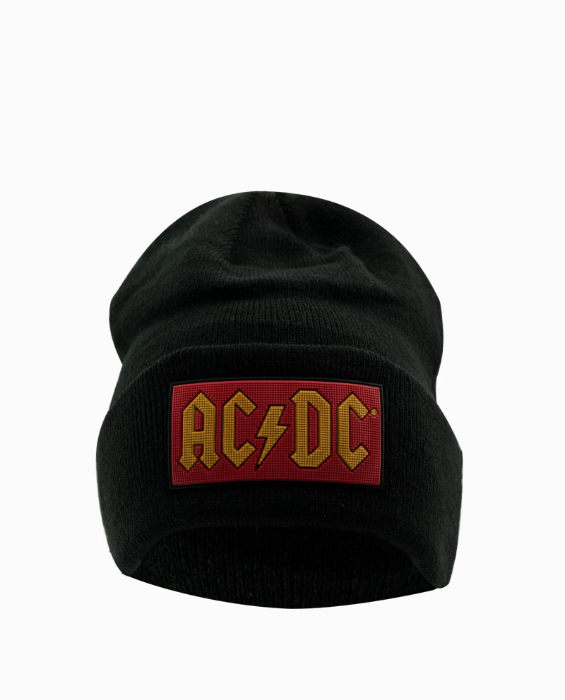 ac dc beanie