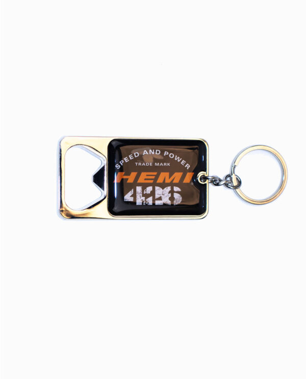 Mopar Hemi 426 Speed and Power Bottle Opener Keychain