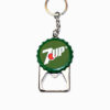 7 Up Bottle Cap Keychain