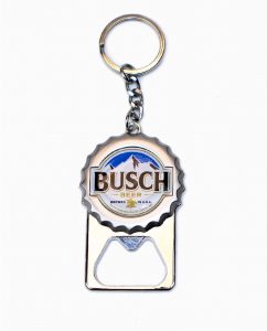 Anheuser-Busch Mountains Bottle Cap Bottle Opener Keychain