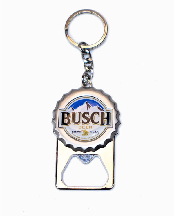 Anheuser-Busch Mountains Bottle Cap Bottle Opener Keychain