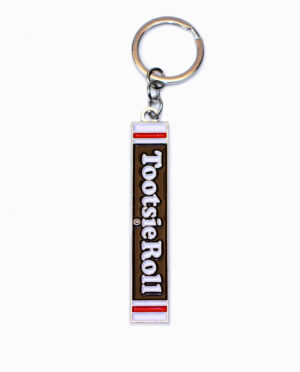 Tootsie Roll Enamel Filled Keychain