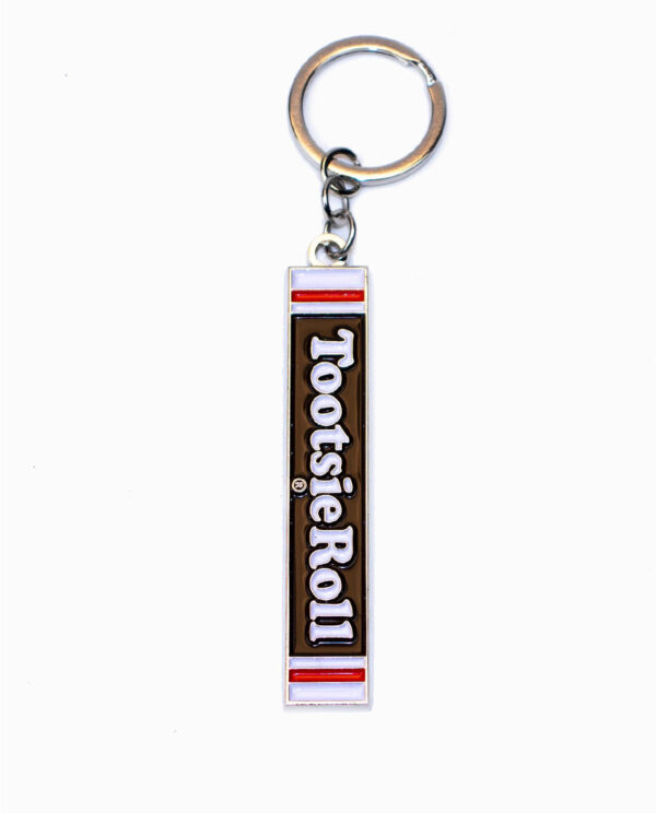 Tootsie Roll Enamel Filled Keychain