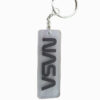 NASA Acrylic Transparent Rubber Keychain