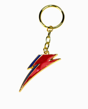David Bowie Bolt Keychain