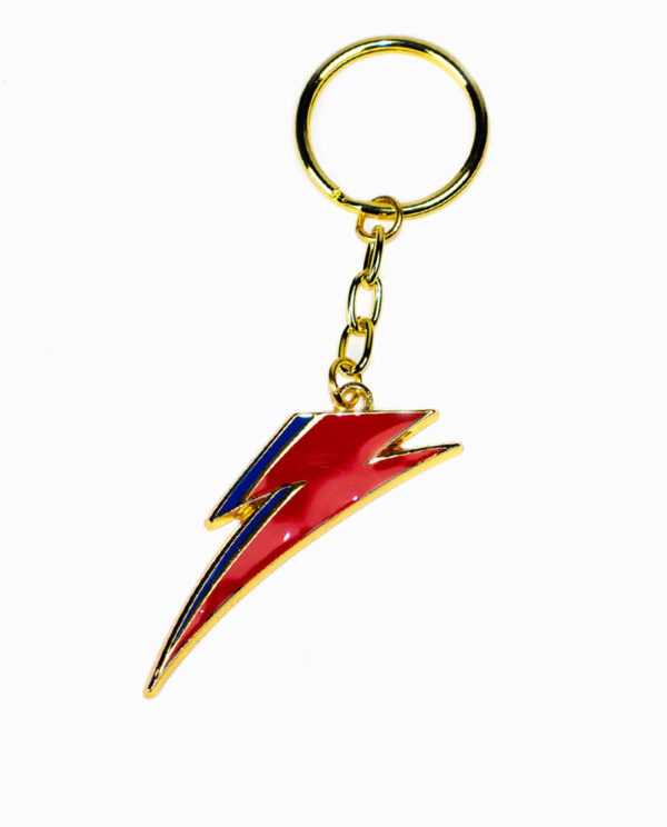 David Bowie Bolt Keychain