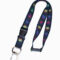Multi-Color Marijuana Leaf Black Bottle Opener Lanyard