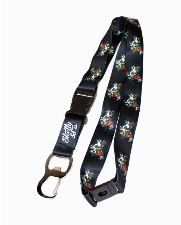Skelly & CO Lucha Unicorn Bottle Opener Lanyard