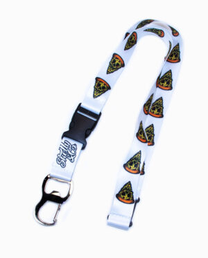 Skelly & CO Pizza Skull Bottle Opener Lanyard