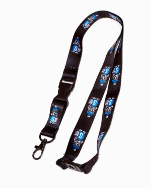 Slush Puppie Black Lanyard