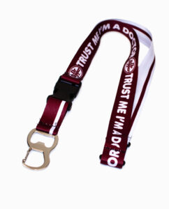 Dr. Pepper TRUST ME I'M A DOCTOR Bottle Opener Lanyard