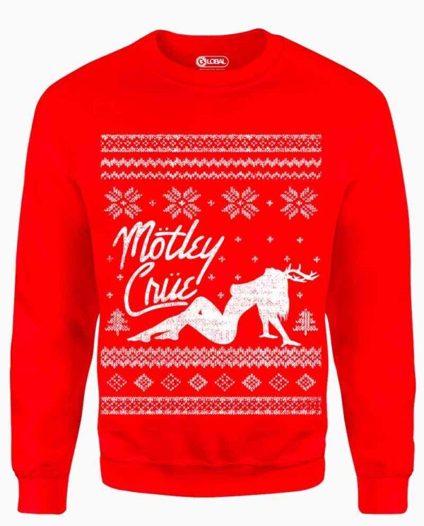 Motley Crue Christmas Sweatshirt Main Image