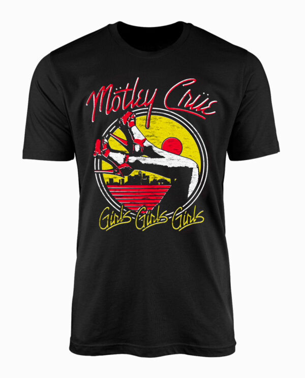 Motley Crue Girls Girls Girls T-Shirt Main Image