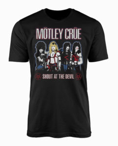 Motley Crue Shout At The Devil Black T-Shirt