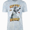 Kitty Kong on Blue Wash T-Shirt
