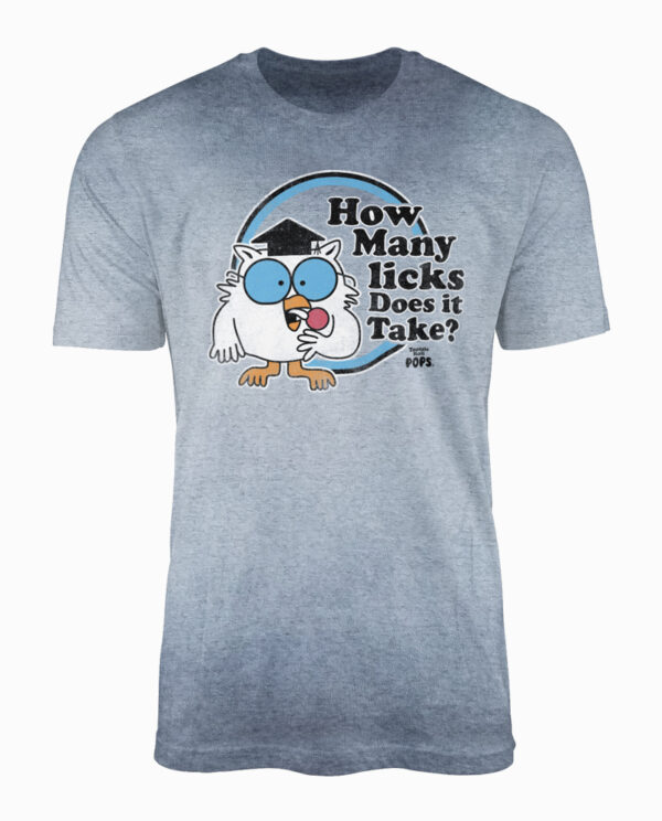 Tootsie Roll How Many Licks Does It Take Grey T-Shirt
