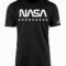 NASA Stars & Stripes Black T-Shirt