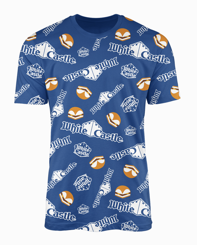 White Castle All-Over Print T-Shirt | Pop Cult - Officially Licensed