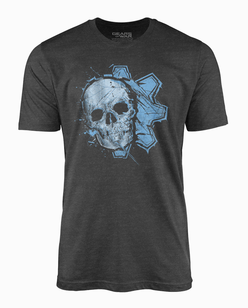Udgangspunktet marmor miles Gears of War Blue Ice Omen T-Shirt | Pop Cult - Officially Licensed Apparel  and Accessories