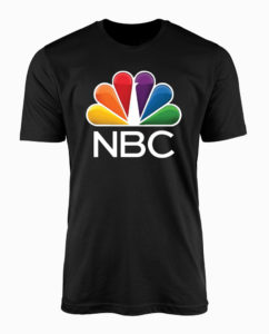NBC Logo Black T-Shirt