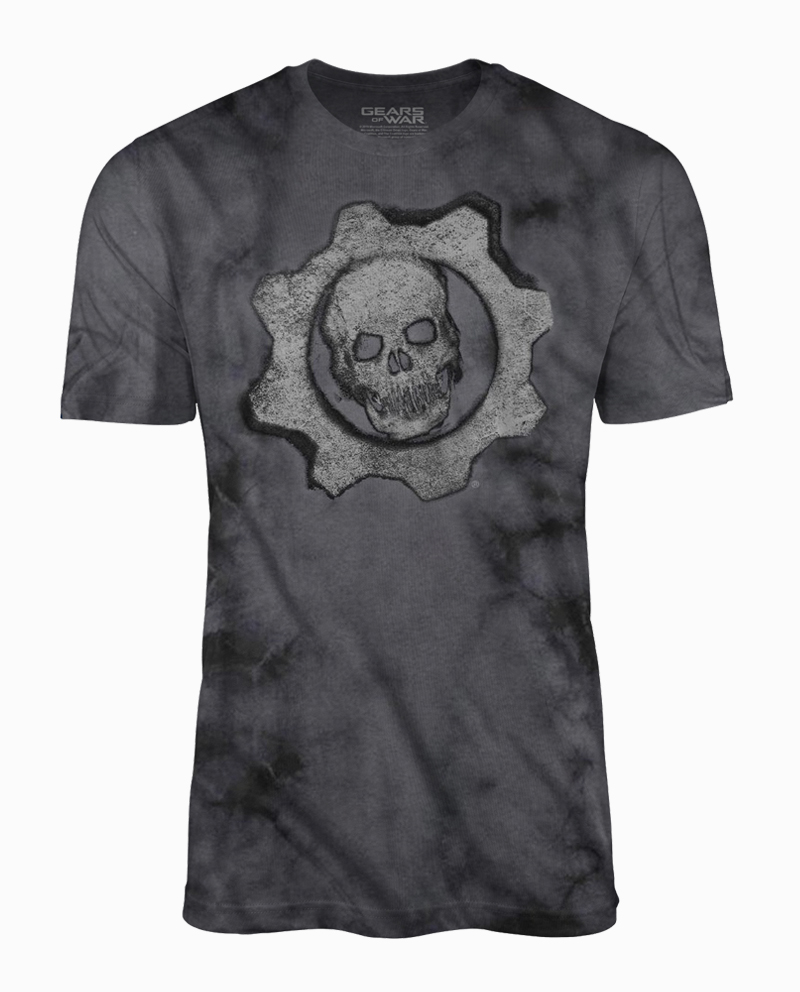 Gears of War Washed Grey Omen T-Shirt | Pop Cult - Officially Licensed ...