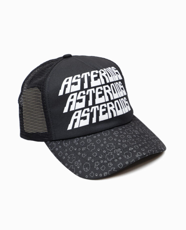 Atari Asteroids Trucker Hat Side View