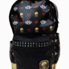 Five Finger Death Punch 5FDP Black and Gold Studded Backpack