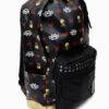 Five Finger Death Punch 5FDP Black and Gold Studded Backpack