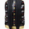 Five Finger Death Punch 5FDP Black and Gold Studded Backpack