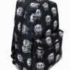 Motorhead Repeat Print Black and White Backpack