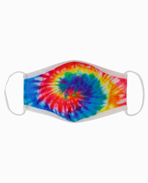 Tie dye face mask main image
