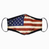 American Flag Facemask Image