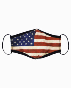American Flag Facemask Image