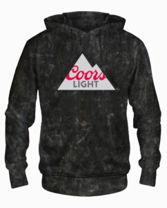 Coors Light Black Hooded Sweatshirt