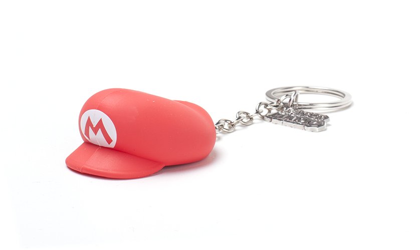 Nintendo - Mario Hat 3D Rubber Keychain