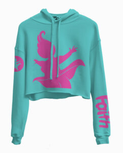 Valiant Faith Cropped Hoodie Main Image