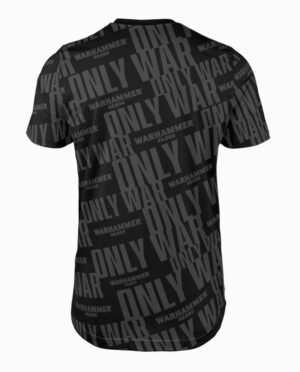Warhammer 40K Only War Repeat Print Black T-shirt