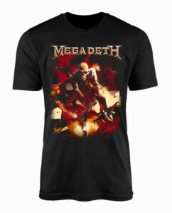 Megadeth Smashed Guitar T-Shirt Main Image
