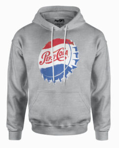 Pepsi Athletic Heather Bottle Cap Hooded Sweatshirt