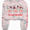 Hello Kitty/Cup Noodles Pink Crop Top Main Image