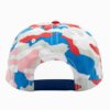 Pepsi Red, Blue, and White Camo 6 Panel Snapback Hat