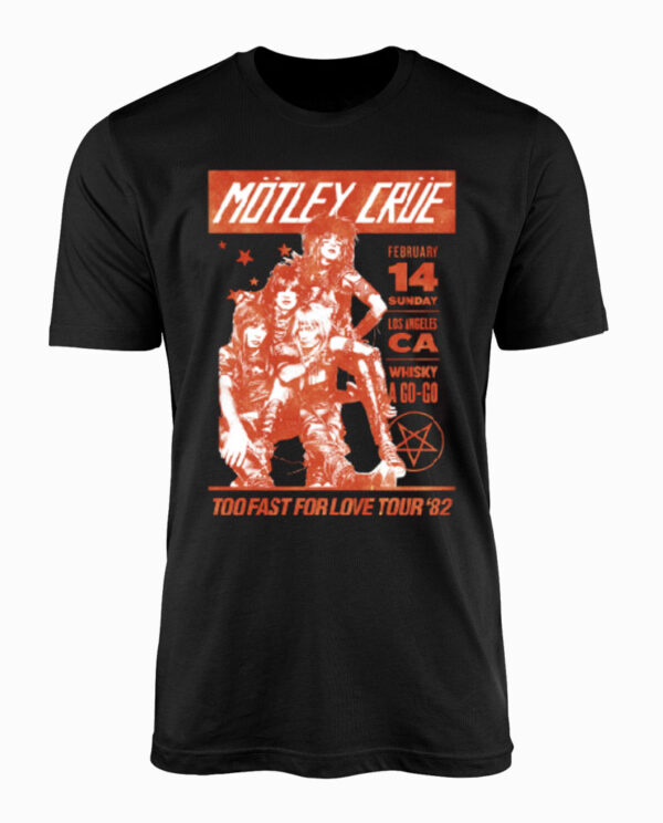 Motley Crue WHiskey-A-Go-Go T-shirt Main Image