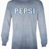 Pepsi Navy Reverse Oil Wash Long Sleeve Shirt