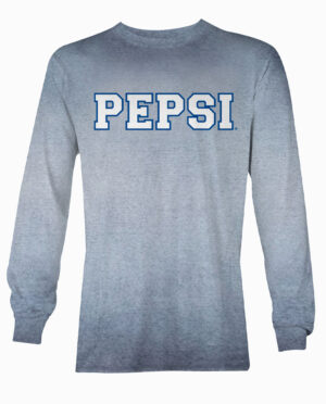 Pepsi Navy Reverse Oil Wash Long Sleeve Shirt
