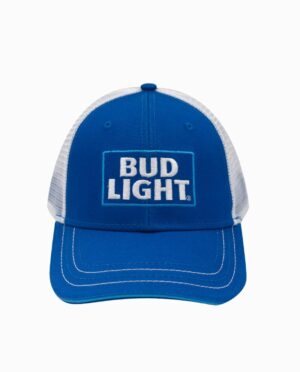 Bud Light Royal and White Trucker Hat